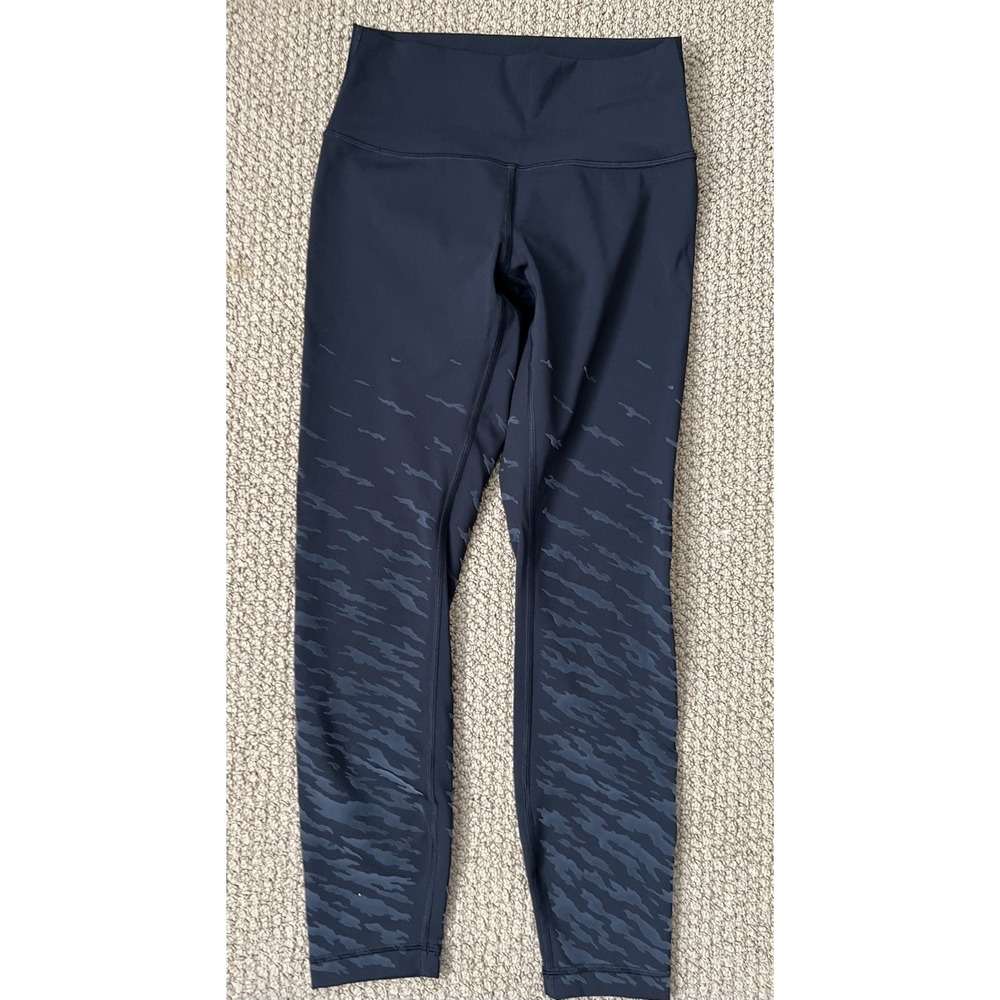 Lululemon Leggings Womens Sz 6 Black Lunar New Year Wunder Under High Rise Tight
